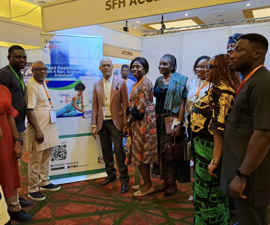 Dr. Jennifer Anyanti moderating Lagos Hour session 